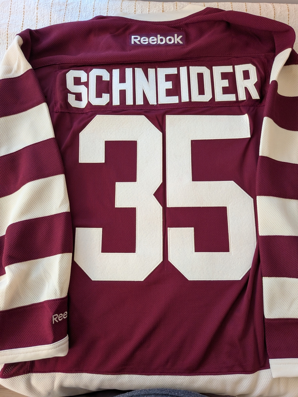 Vancouver Millionaires Corey Schneider Jersey Reebok Size Medium